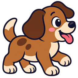 Cartoon dog